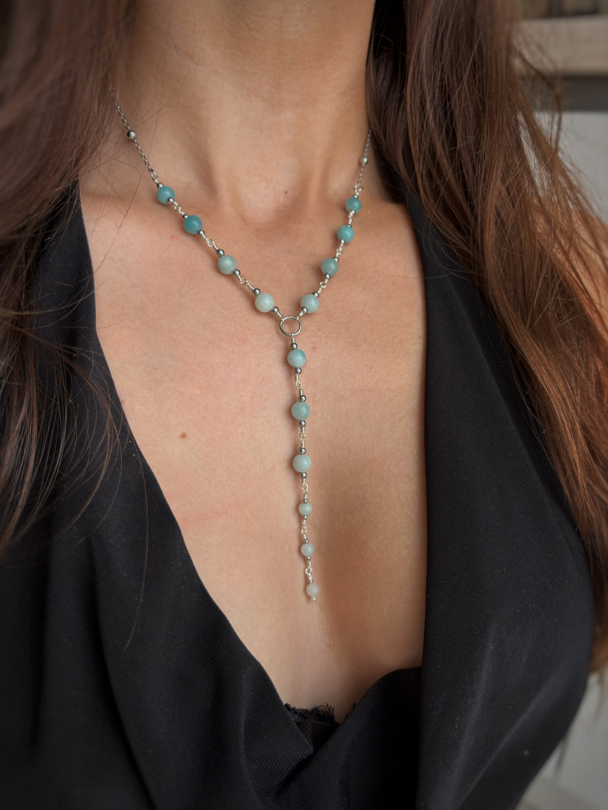 Collier Louvia - Amazonite