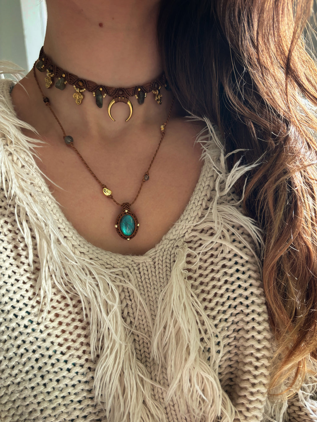 Talisman micro-macramé