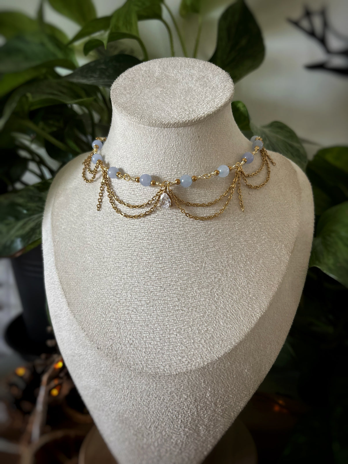 Collier Diya - Aigue-marine