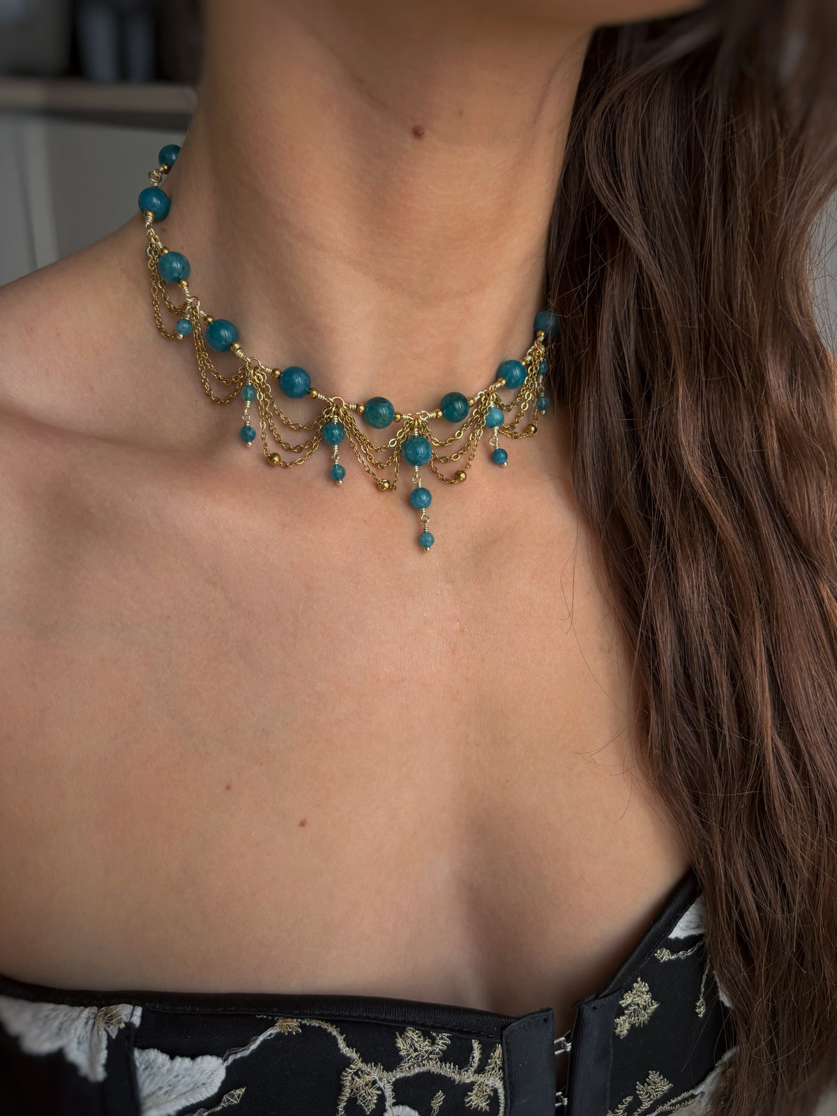 Collier Lara - Apatite