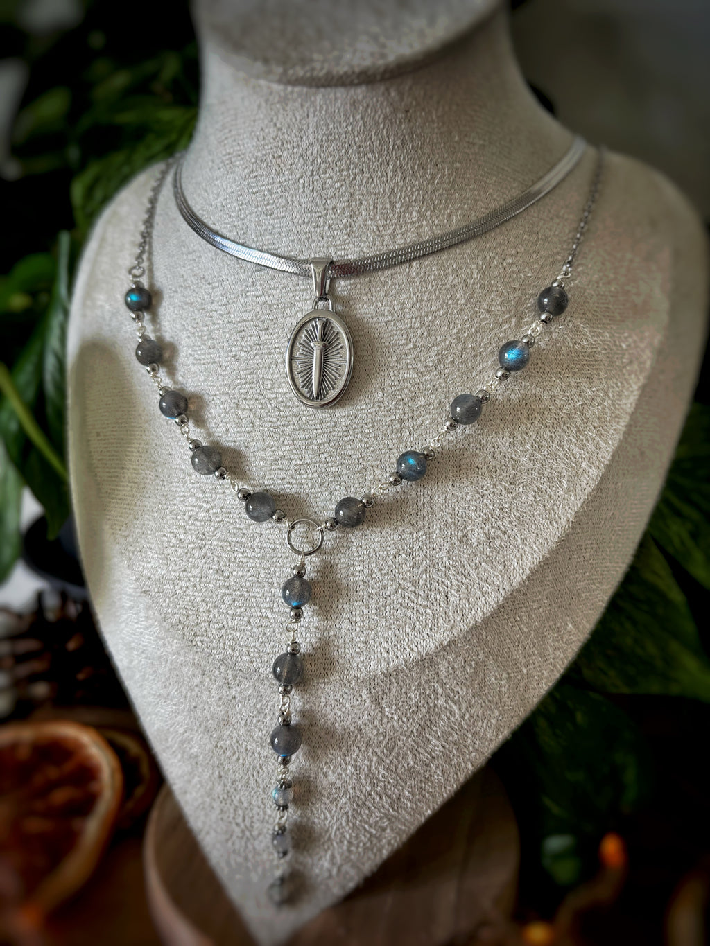 Duo Raven - Labradorite