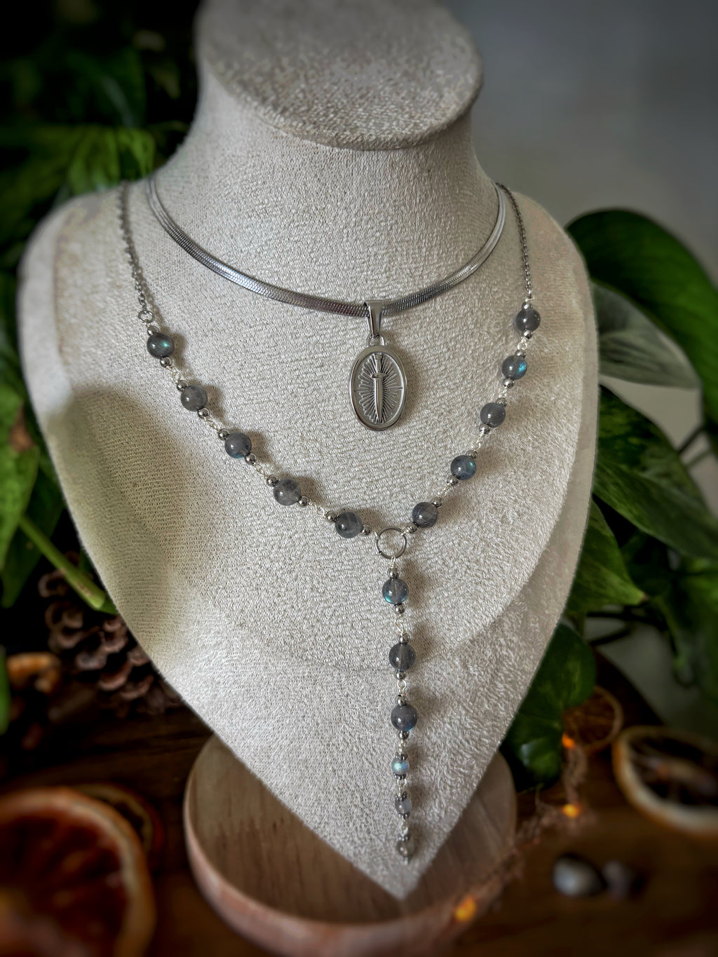 Duo Raven - Labradorite