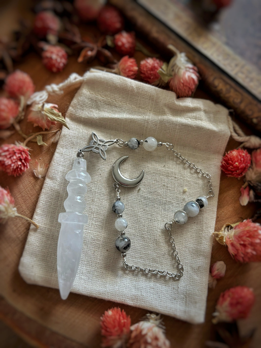 Pendule Silver Moon