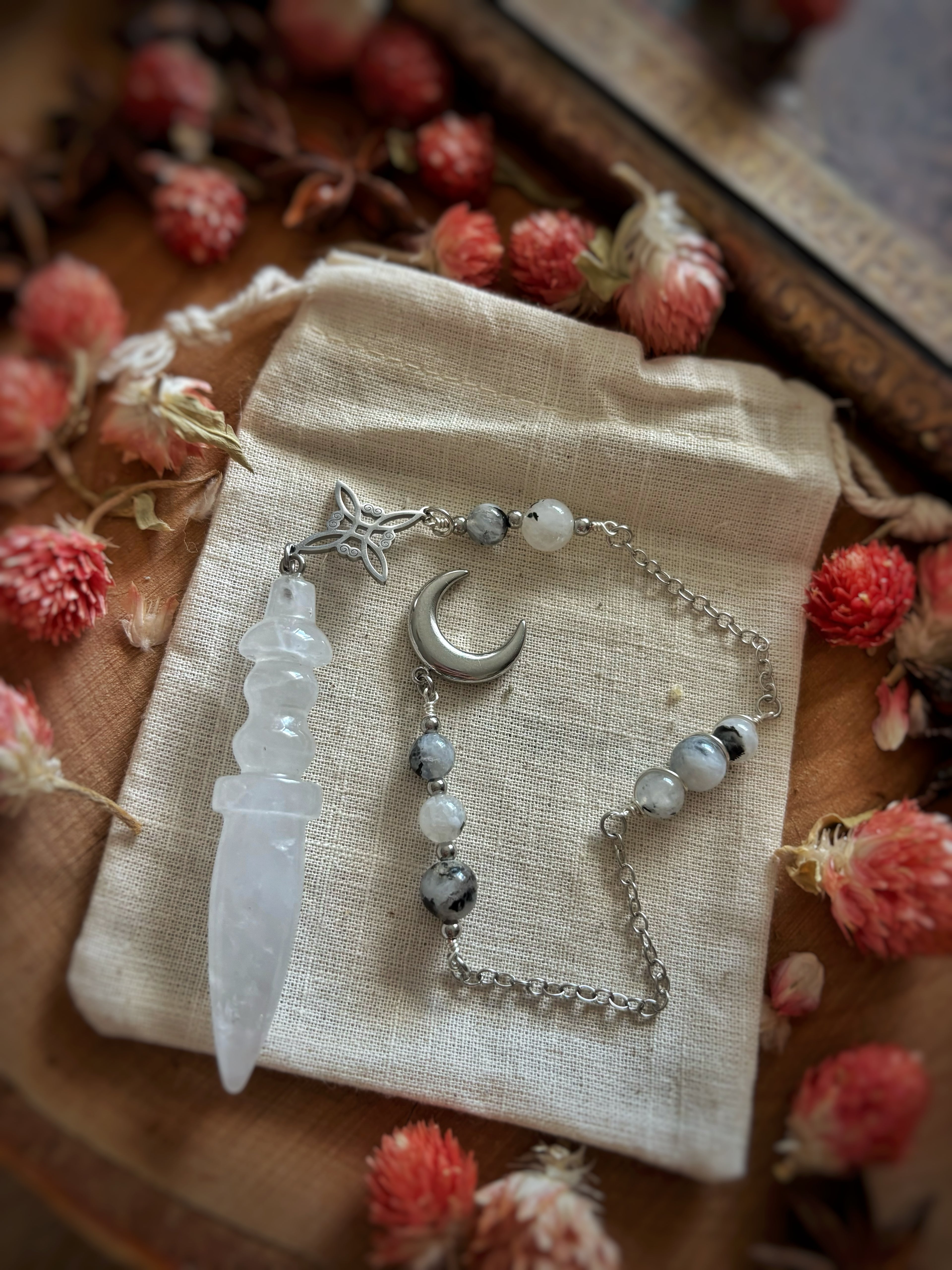 Pendule Silver Moon