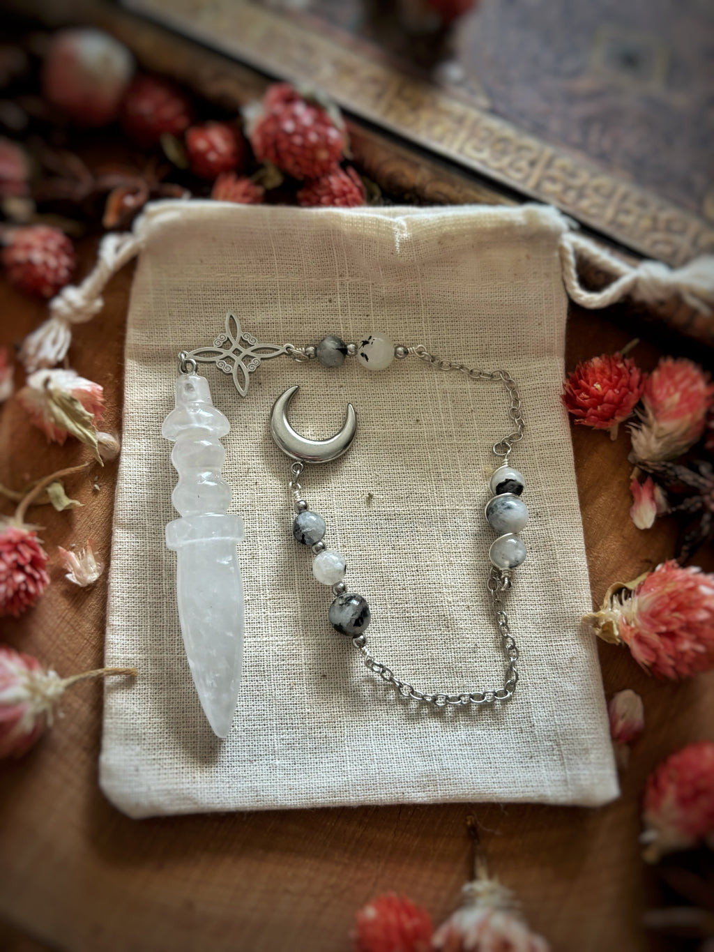 Pendule Silver Moon
