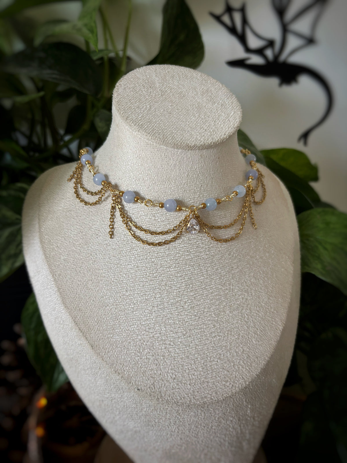 Collier Diya - Aigue-marine