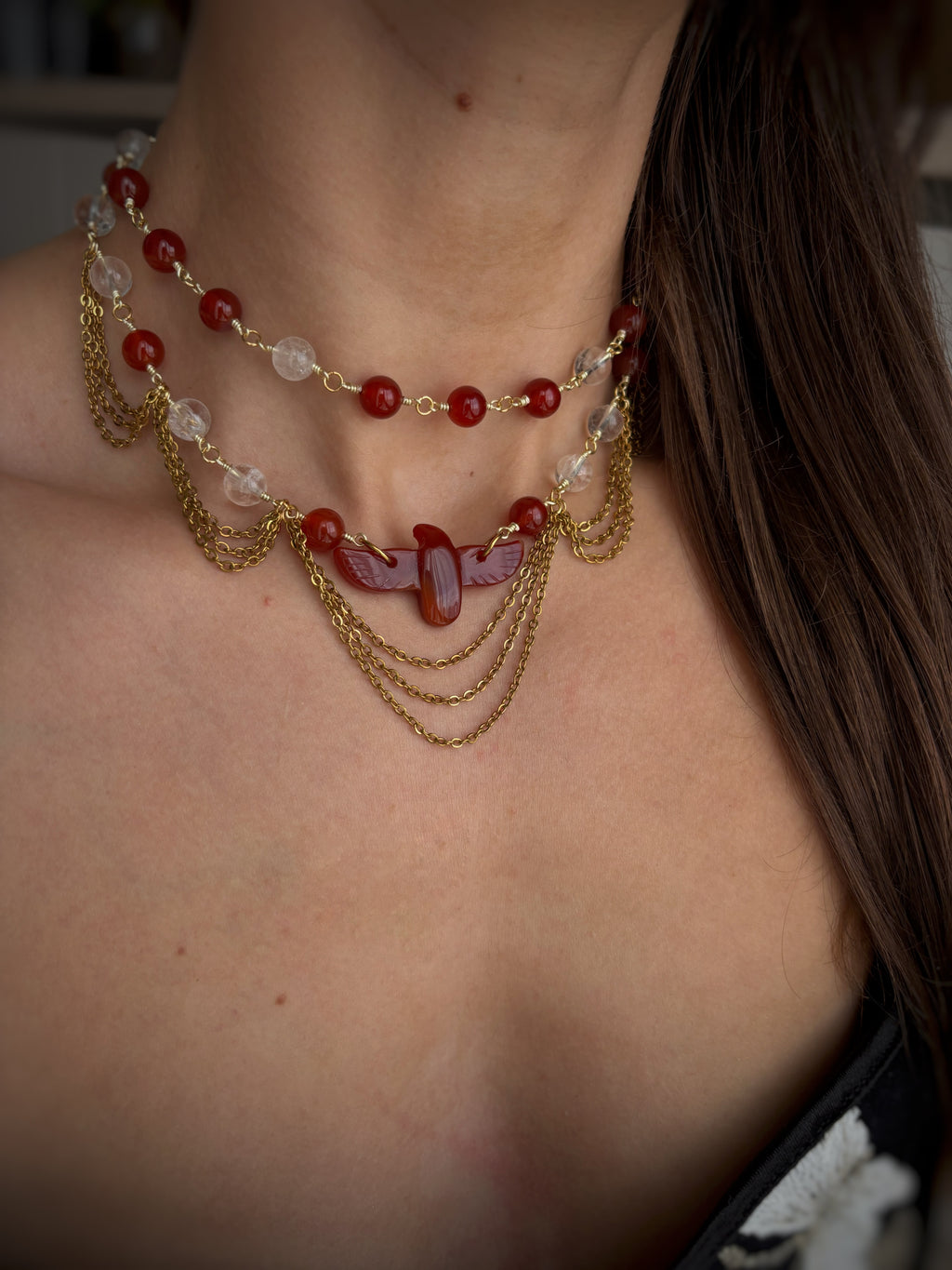 Collier Laurea - Cornaline