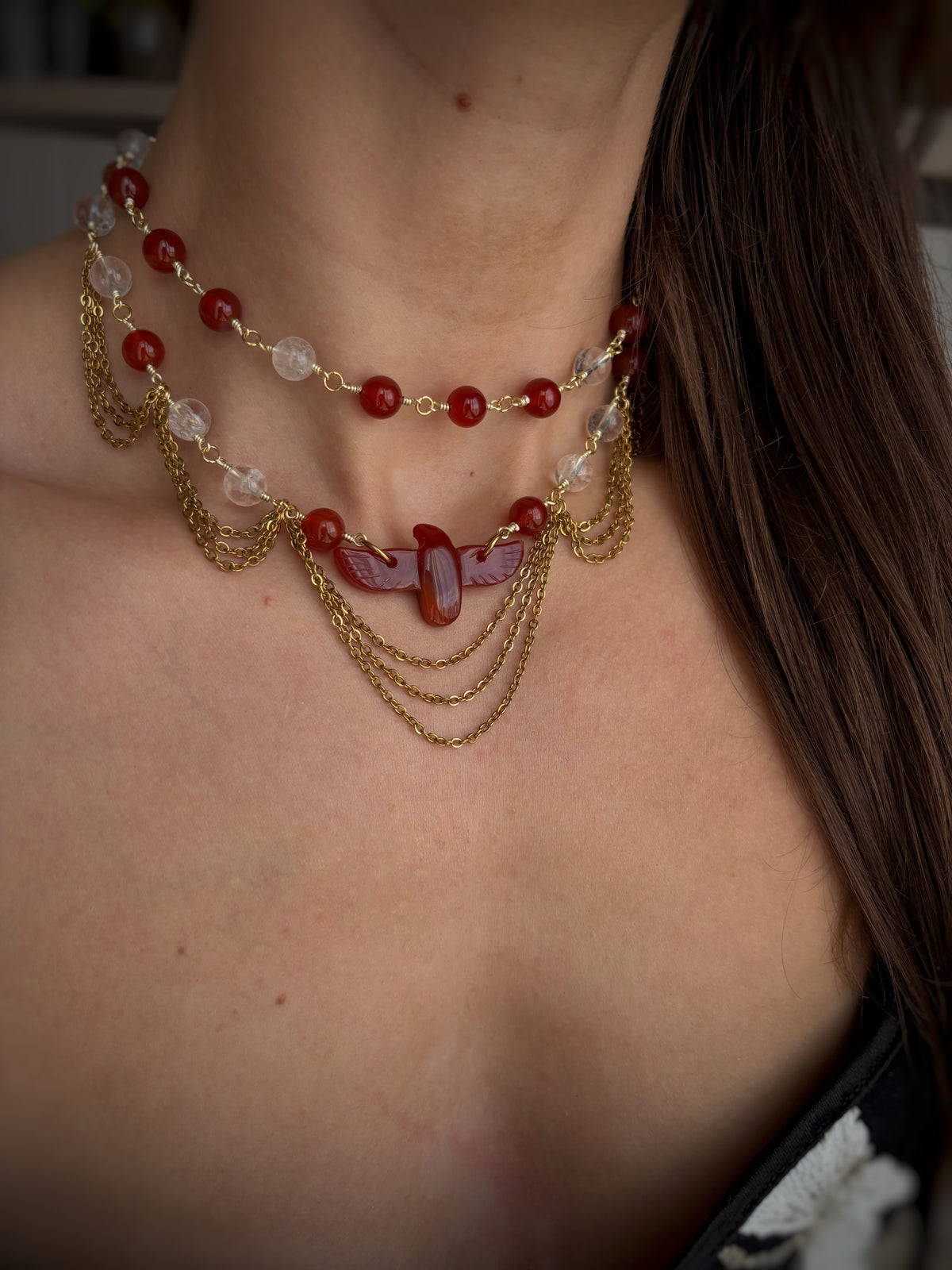 Collier Laurea - Cornaline