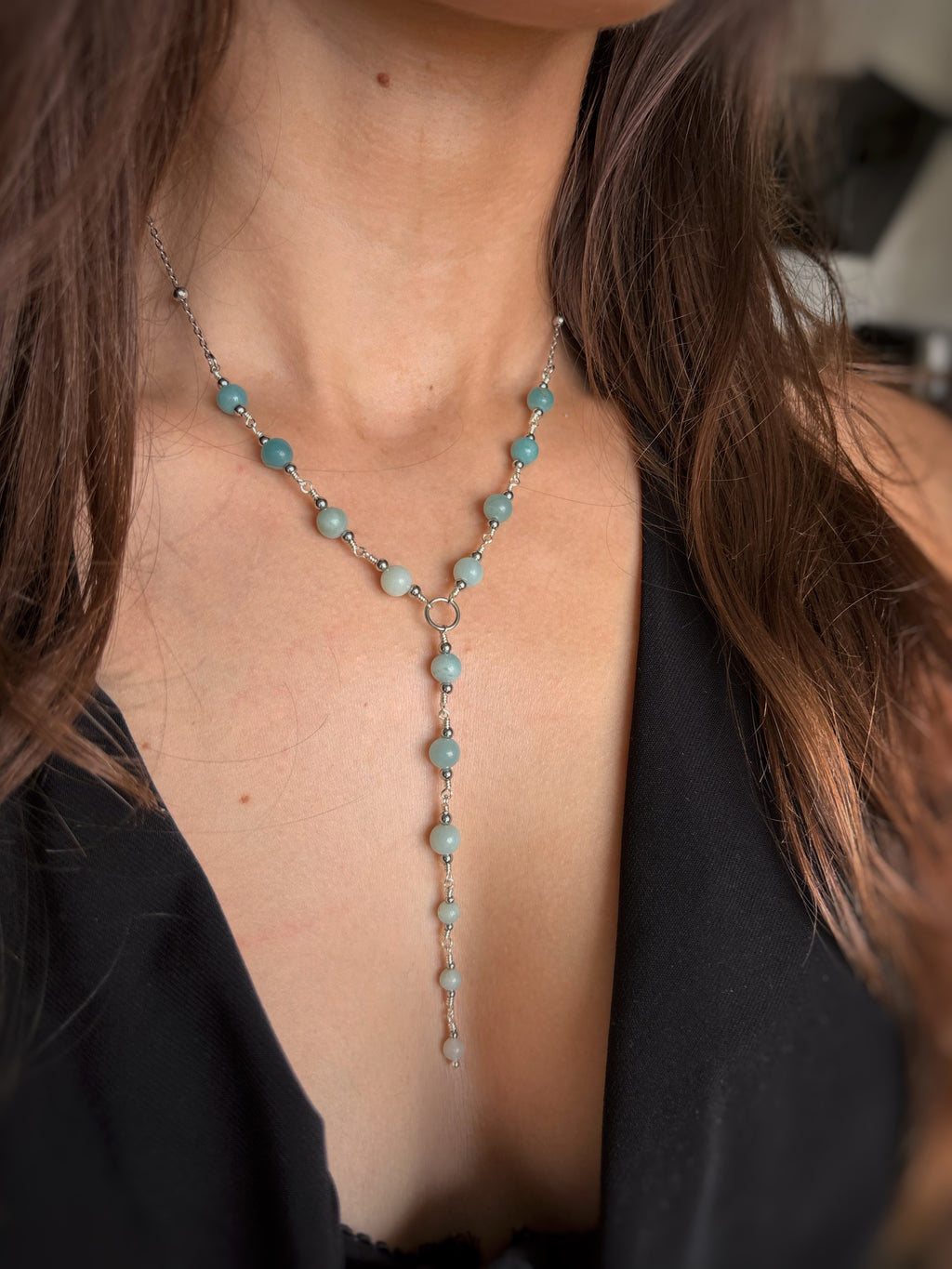 Collier Louvia - Amazonite