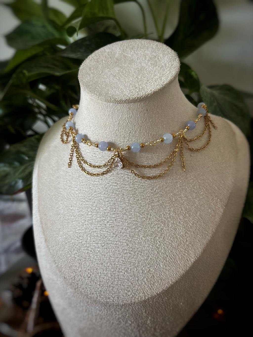 Collier Diya - Aigue-marine