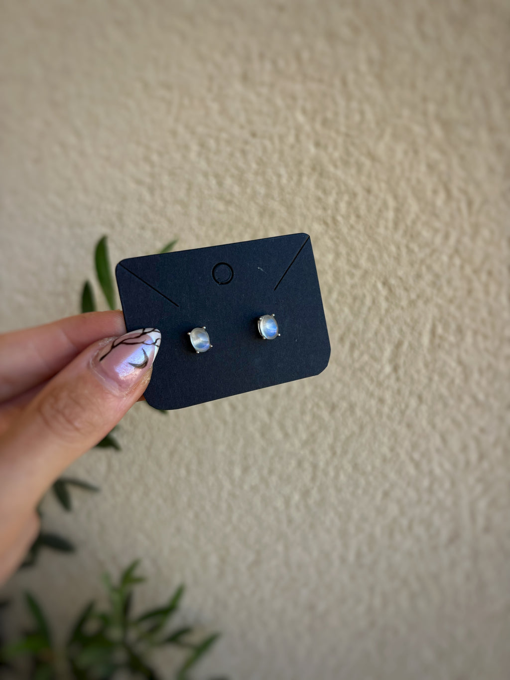 Boucles d’oreilles en argent 925 & pierre de lune