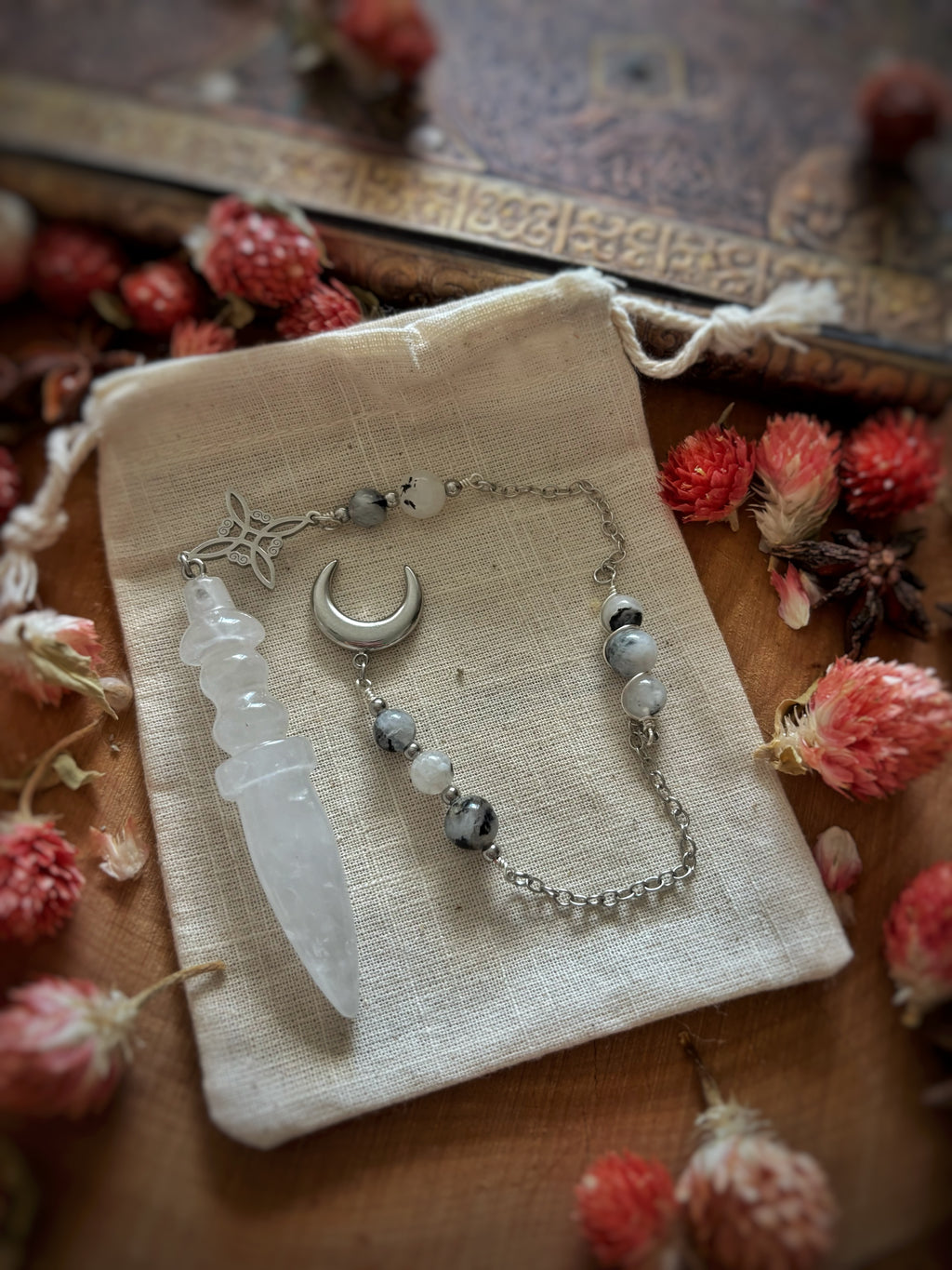 Pendule Silver Moon