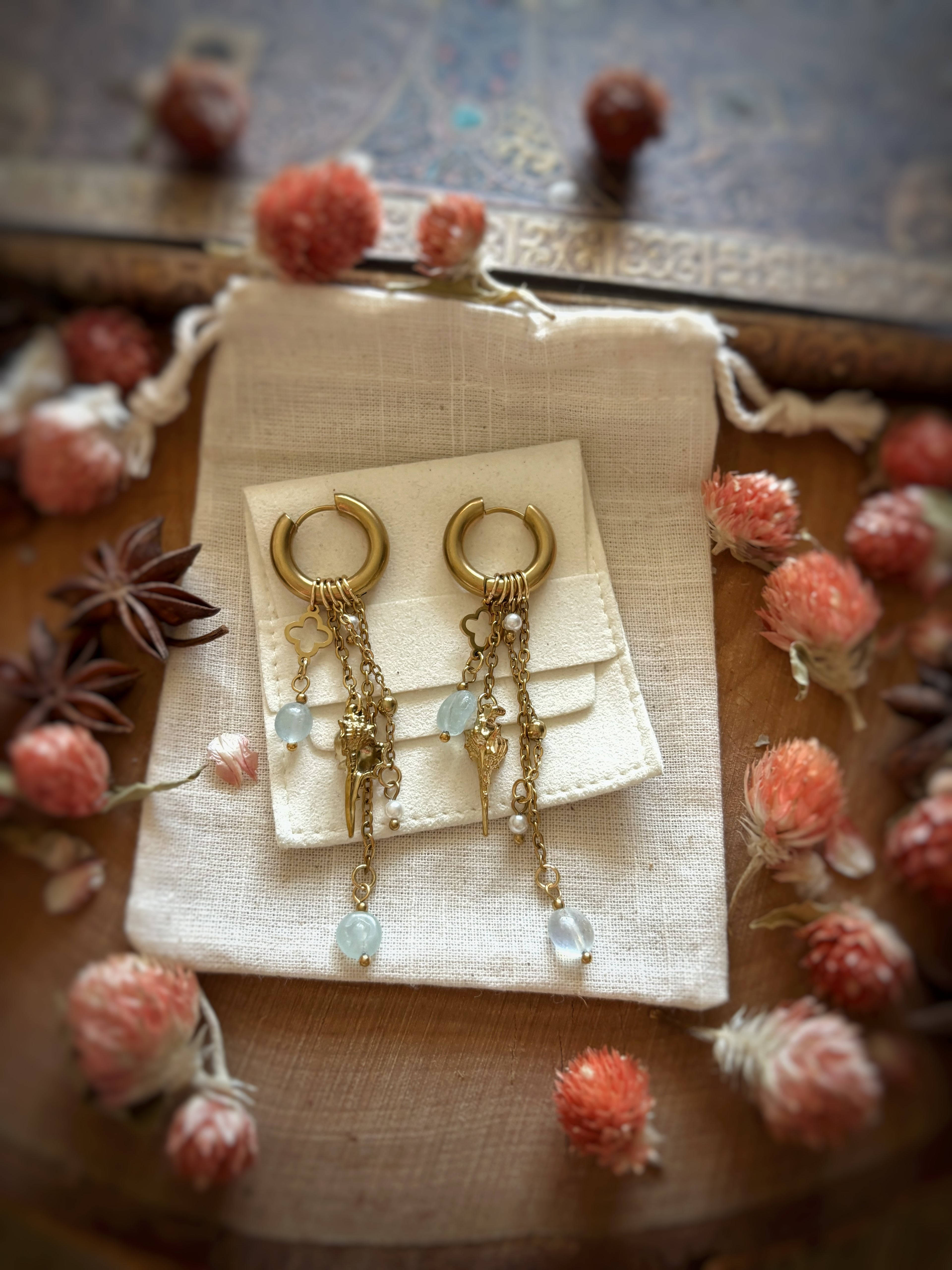 Boucles d’oreilles Capucine