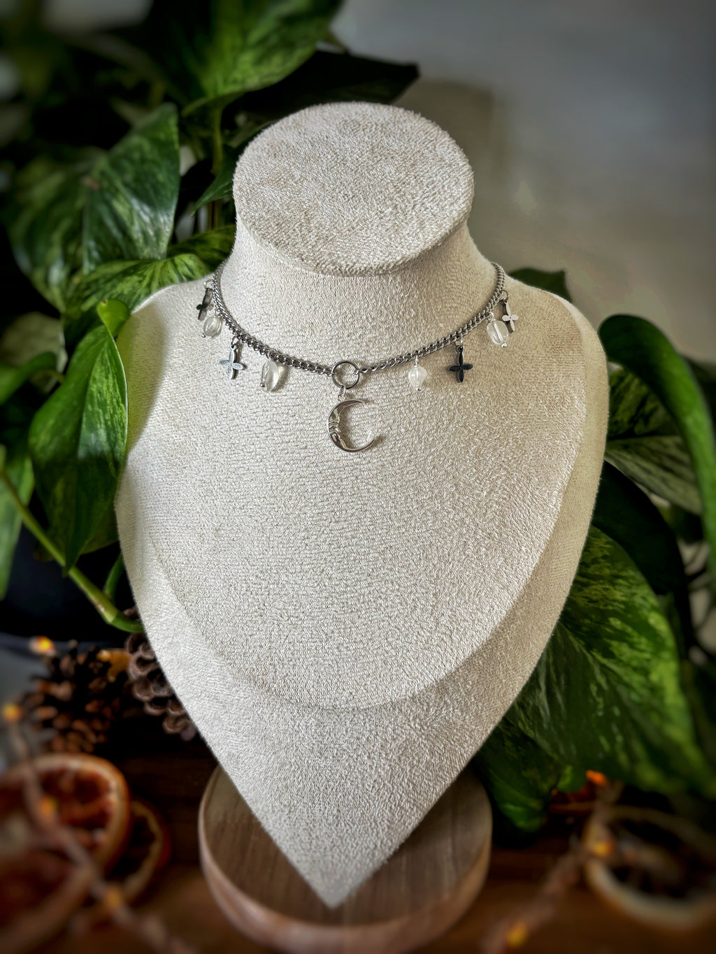 Choker Lune – Pierre de lune